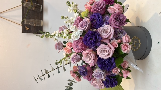 Pink and purple roses