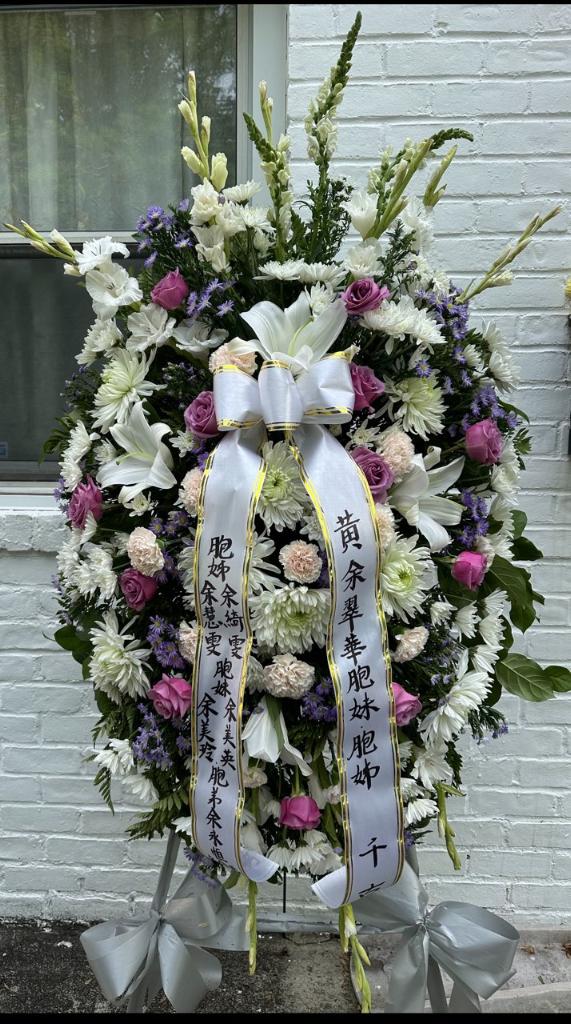 White and purple roses